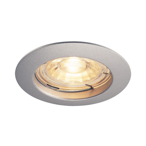 Marbel 1000717 SLV PIKA ROUND QPAR51 светильник встраиваемый для лампы GU10 50Вт макс., серебристый