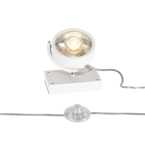 Marbel 1000723 SLV KALU FLOOR 1 QPAR111 светильник напольный для лампы ES111 75Вт макс., белый