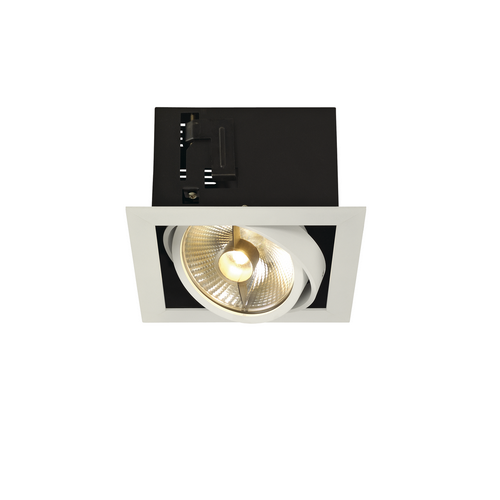Marbel 115541 SLV KADUX 1 ES111 светильник встраиваемый для лампы ES111 75Вт макс., белый/ черный