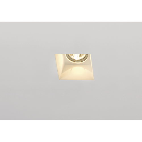 Marbel 148071 SLV PLASTRA DL GU10 SQUARE светильник встраиваемый для лампы GU10 35Вт макс., белый гипс