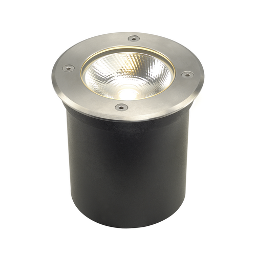 Marbel 227600 SLV ROCCI ROUND светильник встраиваемый IP67 9.8Вт c LED 3000К, 580лм, 20°, сталь