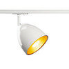1002874 1PHASE-TRACK, PARA CONE 14 светильник для лампы GU10 25Вт макс., белый/ золото SLV by Marbel