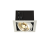 115541 SLV KADUX 1 ES111 светильник встраиваемый для лампы ES111 75Вт макс., белый/ черный