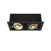 115550 KADUX 2 ES111 светильник встраиваемый для 2-х ламп ES111 по 75Вт макс., черный SLV by Marbel