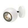 149061 LIGHT EYE 90 SINGLE светильник накладной для лампы GU10 50Вт макс., белый / хром SLV by Marbel