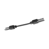 172190 D-TRACK, коннектор гибкий, кабель 13.5 см, 230В, 2х 10А макс., черный SLV by Marbel