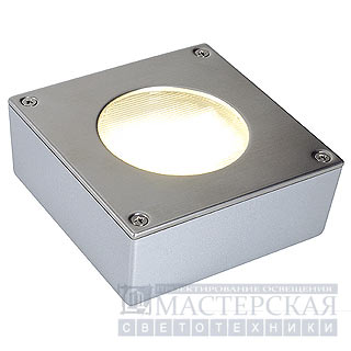Marbel 111492 SLV QUADRASYL 44 WALL светильник настенный IP44 GX53 9Вт макс., серебристый/сталь