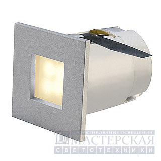 Marbel 112712 SLV MINI FRAME LED светильник встр. с 4 WW LED 0.3Вт, серебристый