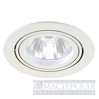 Marbel 113561 SLV NEW TRIA LED DISK светильник встр. LED 15.2Вт, 4000K, 35гр., 630lm, текстурный белый