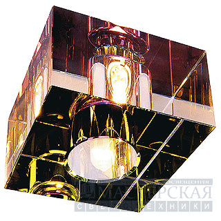 Marbel 114928 SLV DICHRO CUBE светильник встр. G9 40Вт макс., стекло дихроичное кристаллическое
