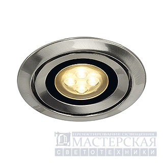 Marbel 115825 SLV LUZO LED светильник встр. c Fortimo Spot 13Вт, 2700К, 610lm, серый металлик