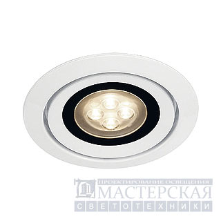 Marbel 115831 SLV LUZO LED светильник встр. c Fortimo Spot 13Вт, 3000К, 640lm, белый