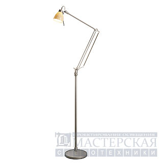 Marbel 146509 SLV DEWI FLOOR светильник напольный с лампой G6.35 50Вт, серебристый/керамика белая