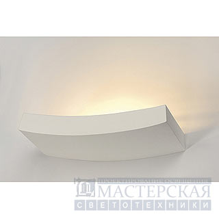 Marbel 148012 SLV GL 102 CURVE светильник настенный R7s 78 mm 100Вт макс., белый гипс
