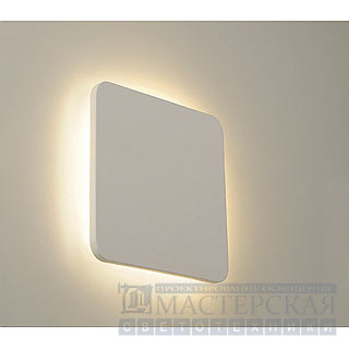 Marbel 148014 SLV PLASTRA SQUARE светильник накл. с 48 LED, 3000K, 715lm, белый гипс
