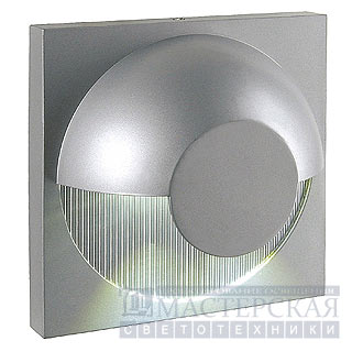 Marbel 152042 SLV DACU LED светильник настенный 2хLED 1Вт, серебристый/LED белый теплый
