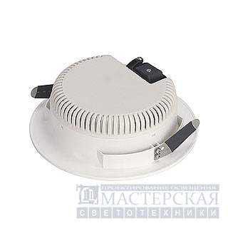 Marbel 160371 SLV LEDPANEL ROUND светильник встр. с БП и 97 белыми LED общ 12Вт, белый