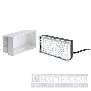 Marbel 227331 SLV LED TILE 20 светильник встр. IP67 (с 228730) c 36-ю белыми LED, 3.5Вт, серебристый