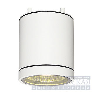 Marbel 228501 SLV ENOLA_C OUT CL ceiling lamp, round, white, 9W LED, 3000K, 35гр.
