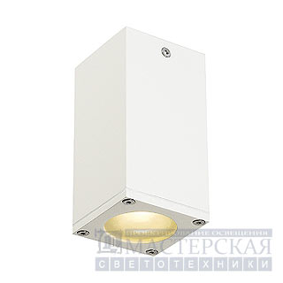 Marbel 229581 SLV THEO CEILING OUT светильник пот. IP23 GU10 35Вт макс., белый