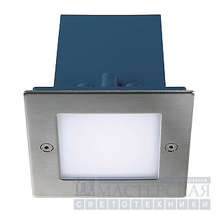 Marbel 230131 SLV FRAME OUTDOOR 16 LED recessed, square, stainless steel, white