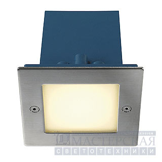 Marbel 230132 SLV FRAME OUTDOOR 16 LED recessed, square, stainless steel, warmwhite