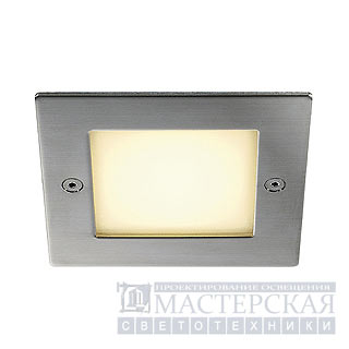 Marbel 230132 SLV FRAME OUTDOOR 16 LED recessed, square, stainless steel, warmwhite