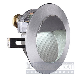 Marbel 230301 SLV DOWNUNDER LED 14 светильник встр. IP44 c 14 белыми LED 0.8Вт, мат.алюминий (лак)