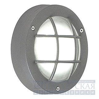 Marbel 230824 SLV DELSIN LED светильник накл. IP44 с 36 белыми LED, 4Вт, серый/стекло матовое