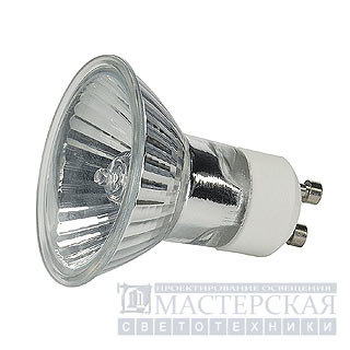Marbel 575360 SLV Лампа GU10, F.N. LIGHT ECO «EnergySaver», 230В, 25Вт, 20гр., 2800K с фронт стеклом