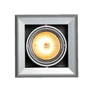 154012 SLV AIXLIGHT, MOD 1 QRB111 светильник встр. QRB111 50Вт макс., серебристый/черный