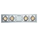AIXLIGHT® LONG GU10 светильник подвесной для 4-x ламп GU10 по 50Вт макс., серебристый
