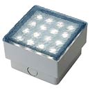 227341 SLV LED TILE 10 светильник встр. IP67 c 16-ю белыми LED, 3Вт, серебристый