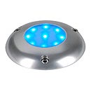 LED SKY PLOT светильник накладной IP67 c 9 LED общ. мощность 1Вт, алюминий / синий LED