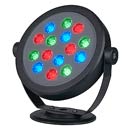 229453 SLV KETO RGB LED ROUND 350mA светильник IP65 с 15-ю RGB LED по 1Вт, черный