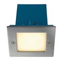230132 SLV FRAME OUTDOOR 16 LED recessed, square, stainless steel, warmwhite