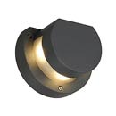 KYKLOP WALL светильник настенный IP44 c 3-мя PowerLED по 1Вт, 3000К, антрацит/ стекло матовое