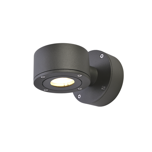 Marbel 1002016 SLV SITRA WALL LED светильник настенный IP44 9Вт с LED 3000К, 450лм, 55°, антрацит