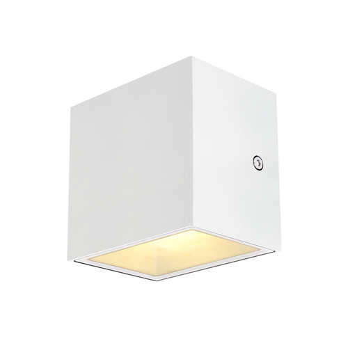 Marbel 1002033 SLV SITRA CUBE LED светильник настенный IP44 10Вт с LED 3000К, 2х 560лм, 2х 90°, белый