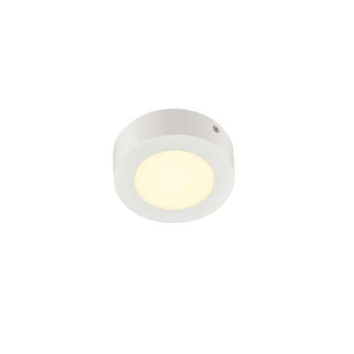 Marbel 1003014 SLV SENSER 12 ROUND светильник накладной 8.2Вт с LED 3000K, 480лм, белый