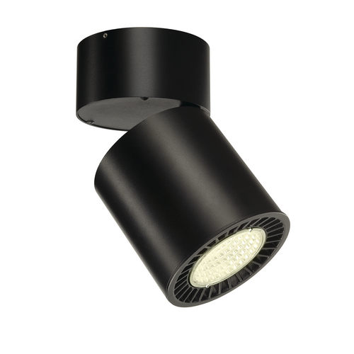 Marbel 118180 SLV SUPROS CL светильник потолочный 36Вт с LED 4000К, 3300лм, 60°, черный