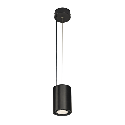Marbel 133140 SLV SUPROS PD светильник подвесной 36Вт с LED 3000К, 3100лм, 60°, черный