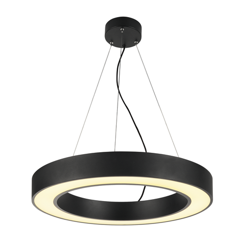 Marbel 133840 SLV MEDO RING 60 PD светильник подвесной 35Вт с LED 3000К, 2000лм, диммируемый 1-10В, черный