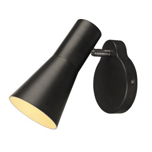 Marbel 148540 SLV PHELIA WL-2 светильник настенный с выключателем для лампы GU10 35Вт макс., черный
