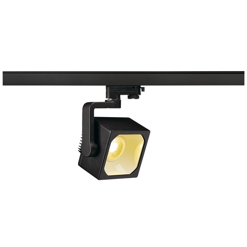 Marbel 152750 SLV 3Ph, EURO CUBE светильник 28.5Вт с LED 3000К, 2100лм, 60°, CRI>90, черный