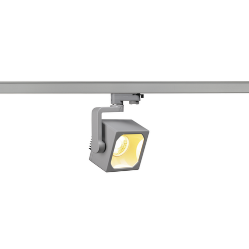 Marbel 152754 SLV 3Ph, EURO CUBE светильник 28.5Вт с LED 3000К, 2100лм, 60°, CRI>90, серебристый