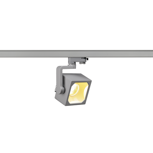 Marbel 152764 SLV 3Ph, EURO CUBE светильник 28.5Вт с LED 3000К, 1950лм, 90°, CRI>90, серебристый