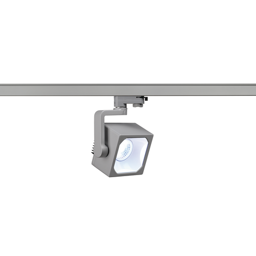 Marbel 152784 SLV 3Ph, EURO CUBE светильник 28.5Вт с LED 4000К, 2150лм, 60°, CRI>90, серебристый