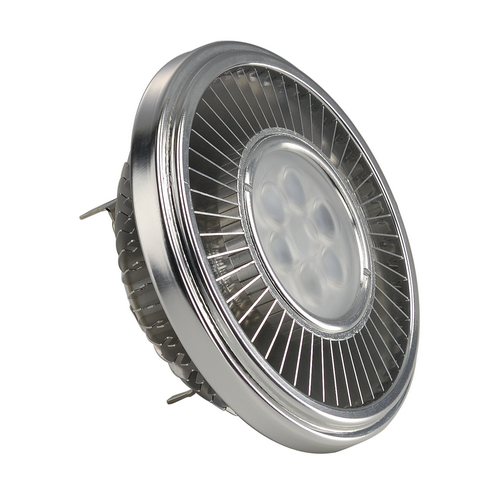 Marbel 551602 SLV LED QR111 G53 источник света 12В 50Гц, 15Вт, 2700K, 810лм, 30°, алюминиевый корпус