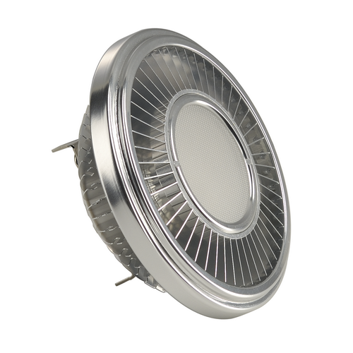 Marbel 551612 SLV LED QR111 G53 источник света 12В 50Гц, 15Вт, 2700K, 680лм, 140°, алюминиевый корпус